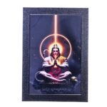 Bajrangbali Photo Frame Divine Spiritual Wall Decor for Home & Puja