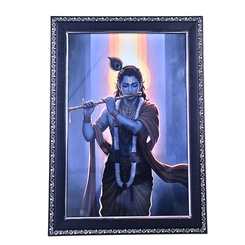 Divine Krishna Photo Frame – Symbol of Peace, Love & Harmony