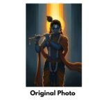 Divine Krishna Photo Frame – Symbol of Peace, Love & Harmony