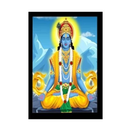 Lord Sree Krishna Photo Frame – Divine Spiritual Wall Decor for Home & Puja