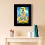Lord Sree Krishna Photo Frame – Divine Spiritual Wall Decor for Home & Puja
