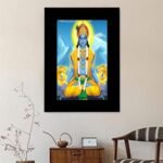 Lord Sree Krishna Photo Frame – Divine Spiritual Wall Decor for Home & Puja
