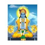 Lord Sree Krishna Photo Frame – Divine Spiritual Wall Decor for Home & Puja