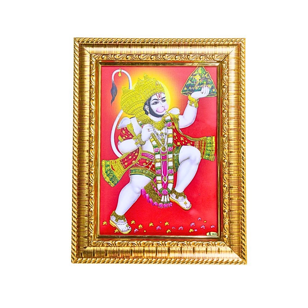 bajrangbali ji photo frame – premium golden hanuman frame for home decor & gifting bajrangbali ji photo frame – premium golden hanuman frame for home decor & gifting