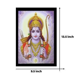 Lord Ram Photo Frame – Divine Spiritual Wall Decor for Home & Puja for Home & Puja